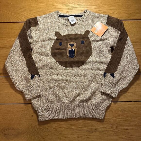 NWT Gymboree brown bear sweater 5t - Picture 1 of 7